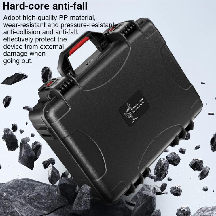 Estuche de almacenamiento portátil a prueba de golpes e impermeable para DJI RS 4 (negro) — imagen 8