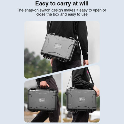 Estuche de almacenamiento portátil a prueba de golpes e impermeable para DJI RS 4 (negro) — imagen 10