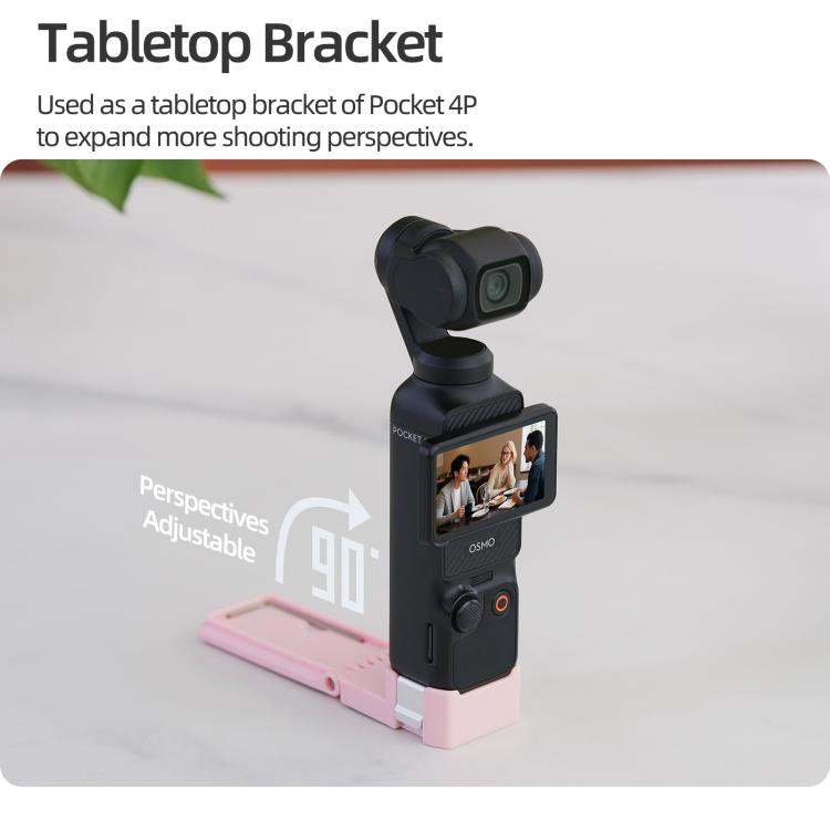 Soporte magnético de liberación rápida Sunnylife, base de mesa con ángulos ajustables para DJI Osmo Pocket (negro) — imagen…