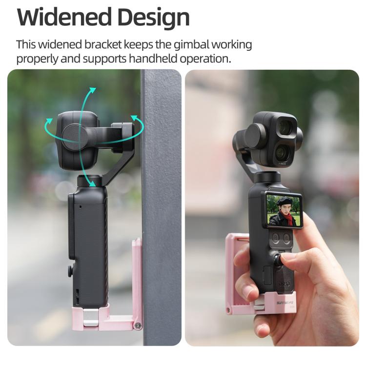 Soporte magnético de liberación rápida Sunnylife, base de mesa con ángulos ajustables para DJI Osmo Pocket (rosa) — imagen 6