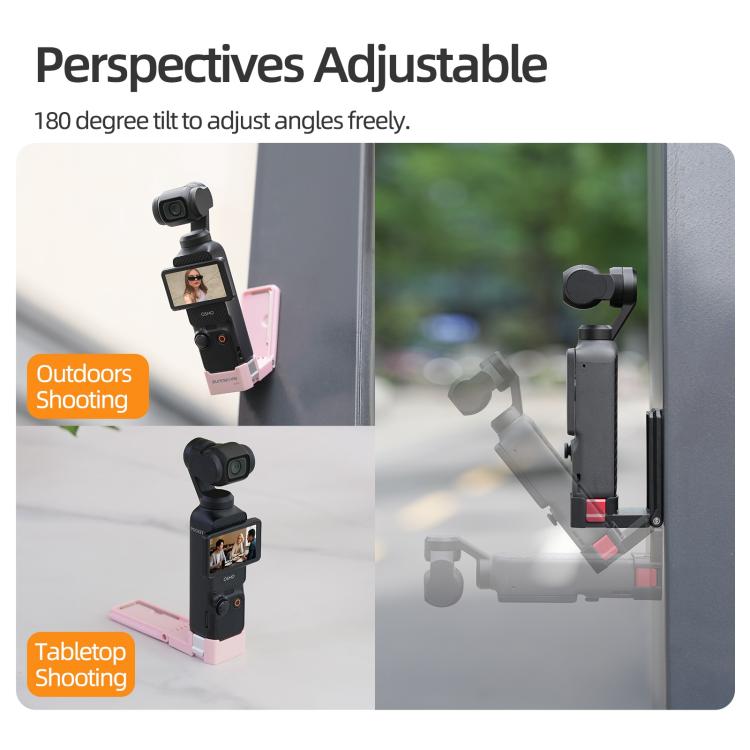Soporte magnético de liberación rápida Sunnylife, base de mesa con ángulos ajustables para DJI Osmo Pocket (negro) — imagen 9