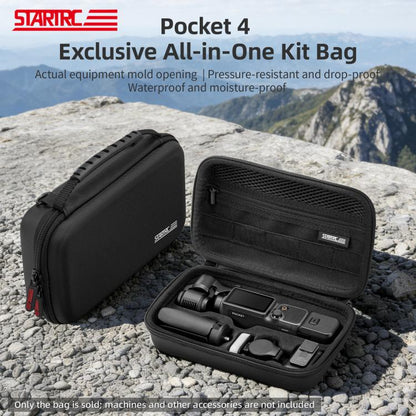 Estuche de transporte portátil STARTRC, bolsa de almacenamiento moldeada multiusos para DJI Osmo Pocket 4 (negra) — imagen 4