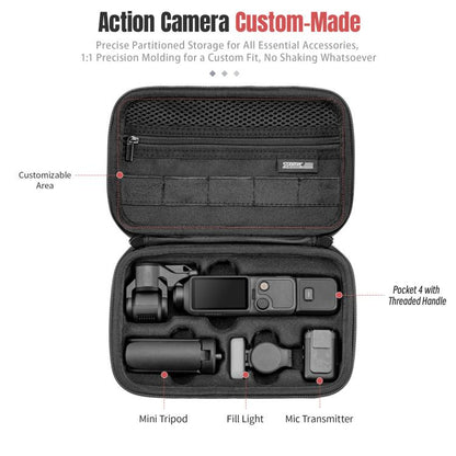 Estuche de transporte portátil STARTRC, bolsa de almacenamiento moldeada multiusos para DJI Osmo Pocket 4 (negra) — imagen 5