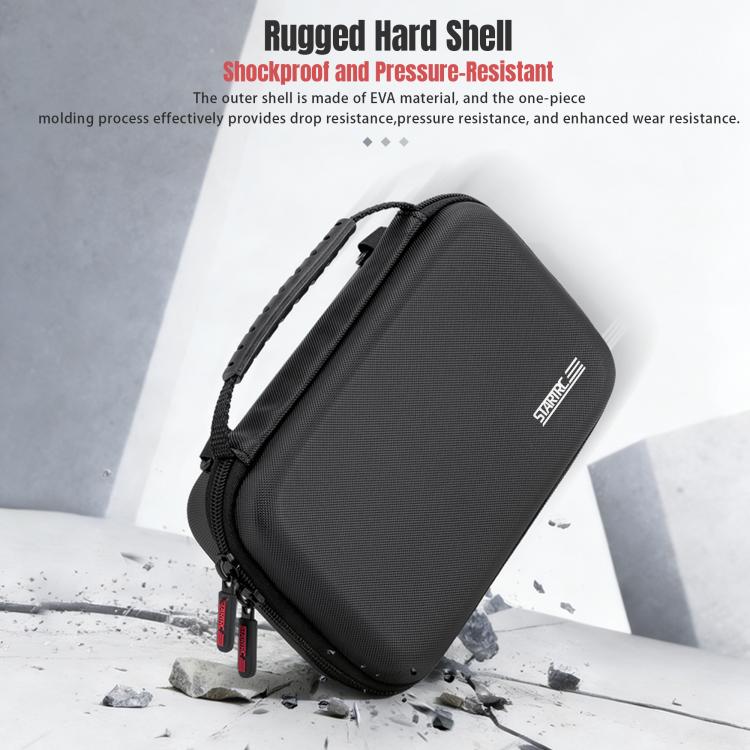 Estuche de transporte portátil STARTRC, bolsa de almacenamiento moldeada multiusos para DJI Osmo Pocket 4 (negra) — imagen 6