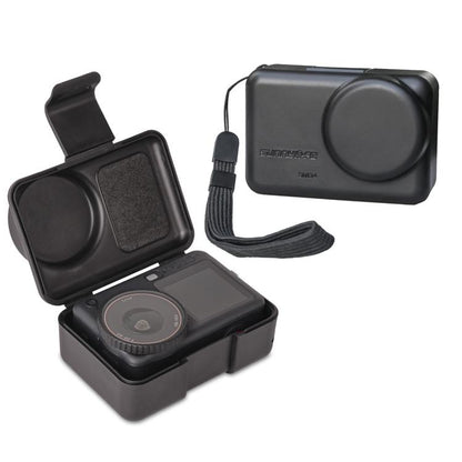 Funda Sunnylife - protectora portátil a prueba de golpes y polvo, con cordón para DJI Osmo Action 6 (negra)