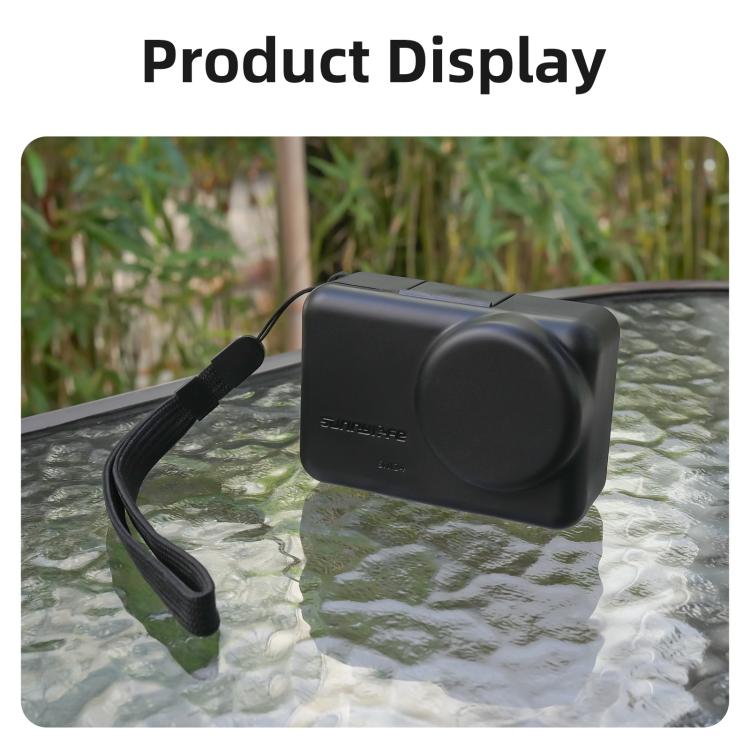 Funda Sunnylife - protectora portátil a prueba de golpes y polvo, con cordón para DJI Osmo Action 6 (negra) — imagen 12