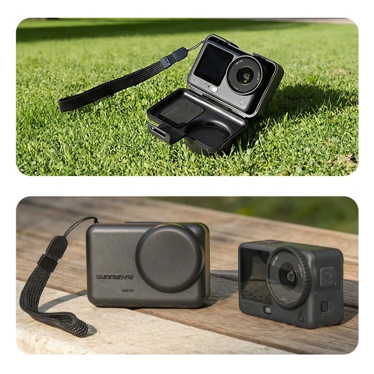 Funda Sunnylife - protectora portátil a prueba de golpes y polvo, con cordón para DJI Osmo Action 6 (negra) — imagen 13