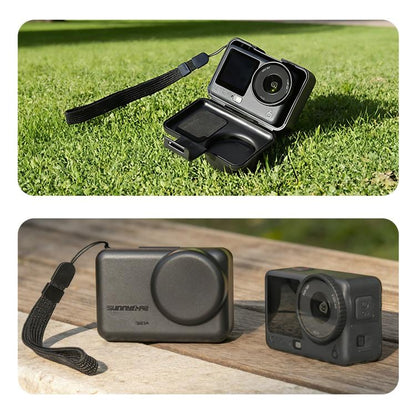 Funda Sunnylife - protectora portátil a prueba de golpes y polvo, con cordón para DJI Osmo Action 6 (negra) — imagen 13