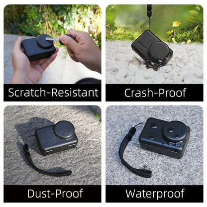 Funda Sunnylife - protectora portátil a prueba de golpes y polvo, con cordón para DJI Osmo Action 6 (negra) — imagen 6