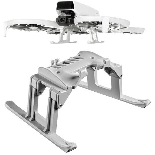Bastidor de entrenamiento con tren de aterrizaje elevado, anticaídas y antisuciedad, plegable para DJI Flip (gris)