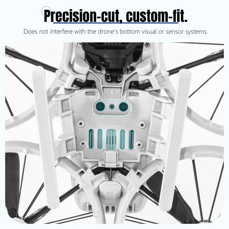 Bastidor de entrenamiento con tren de aterrizaje elevado, anticaídas y antisuciedad, plegable para DJI Flip (gris) — imagen 7