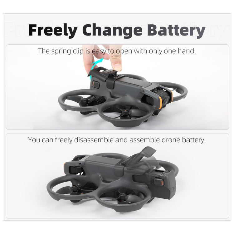 Batería Sunnylife Anti-liberación Hebilla Clip Bloqueo Anti-caída Batería Seguridad Bloqueo Hebilla Protector para DJI Avata…