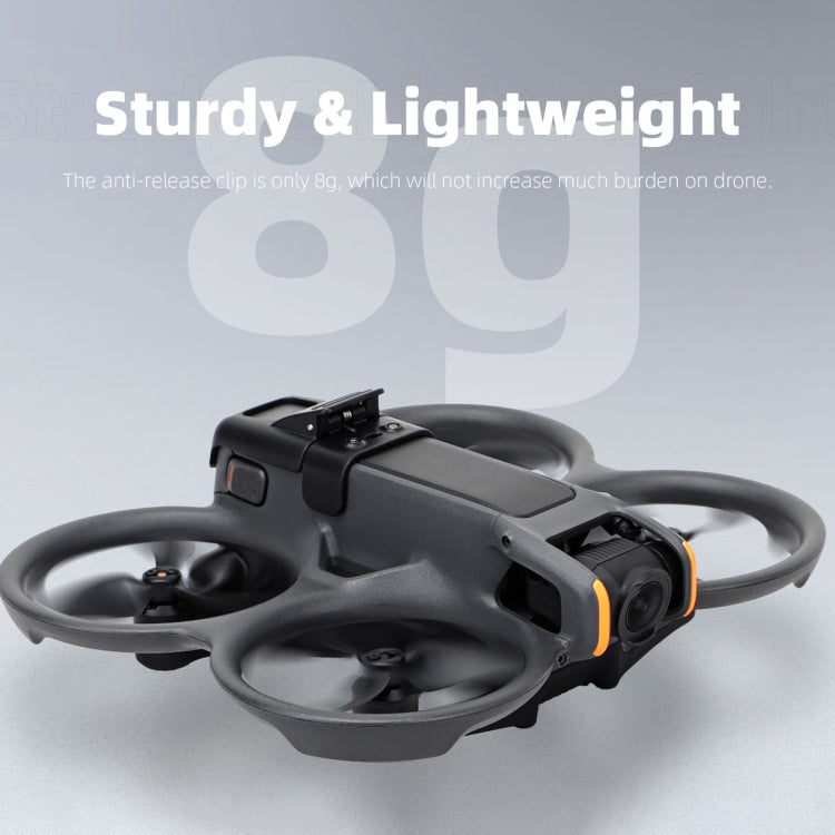 Batería Sunnylife Anti-liberación Hebilla Clip Bloqueo Anti-caída Batería Seguridad Bloqueo Hebilla Protector para DJI Avata…