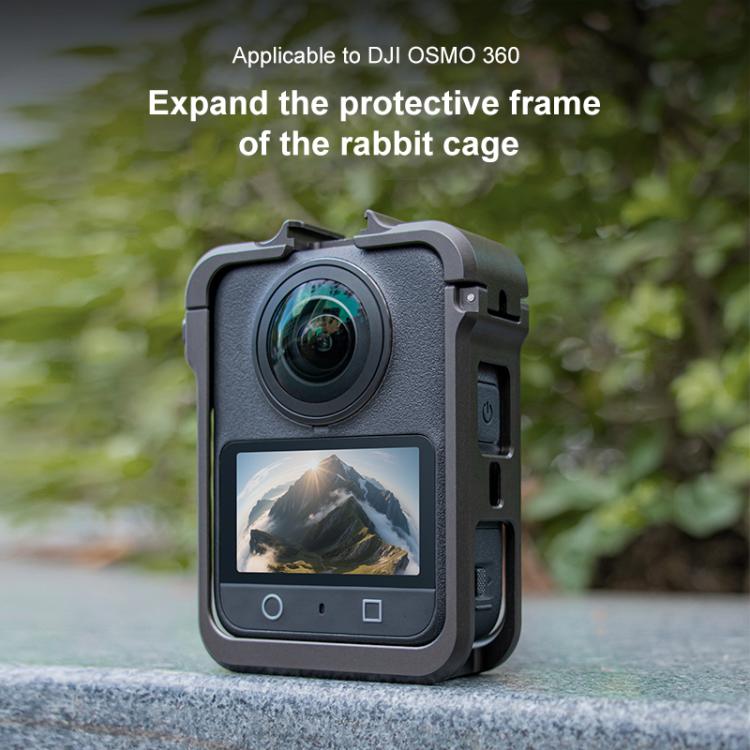 Marco de jaula de plástico para DJI Osmo 360 (negro) — imagen 2