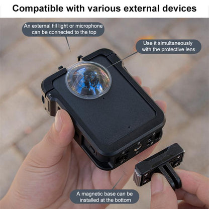 Marco de jaula de plástico para DJI Osmo 360 (negro) — imagen 3