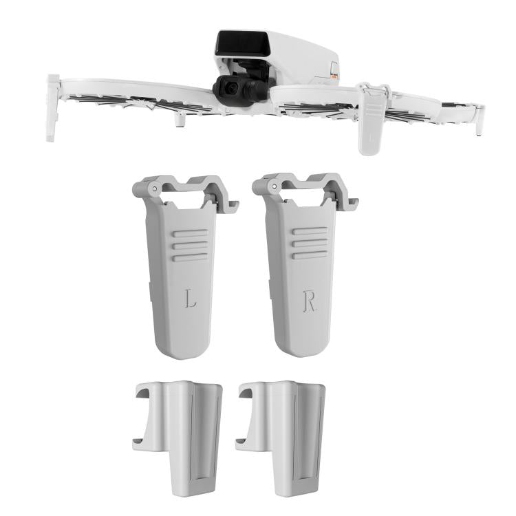 Extensiones de altura del tren de aterrizaje para dron tipo dividido STARTRC para DJI Flip (gris)