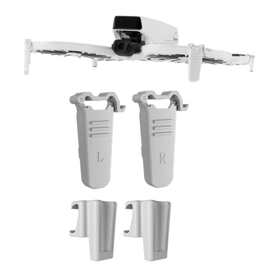 Extensiones de altura del tren de aterrizaje para dron tipo dividido STARTRC para DJI Flip (gris)