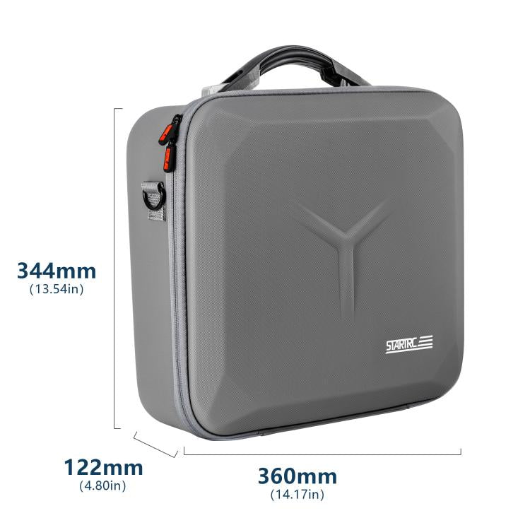 Bolso de hombro de PU STARTRC para DJI Mavic 4 Pro (gris) — imagen 3