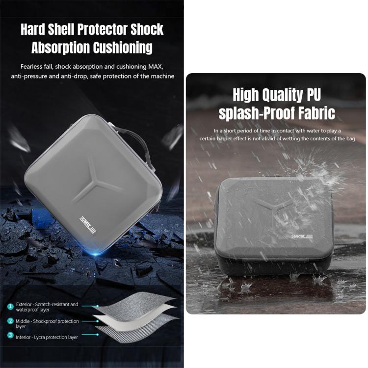 Bolso de hombro de PU STARTRC para DJI Mavic 4 Pro (gris) — imagen 8