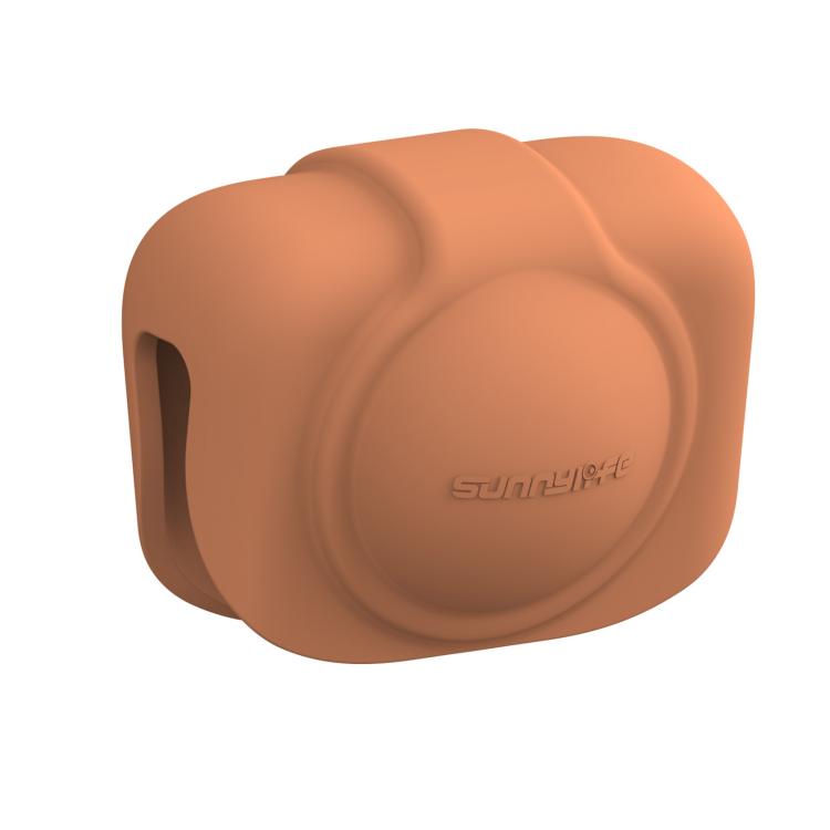Tapa protectora de silicona para lente Sunnylife para DJI Osmo 360 (naranja)