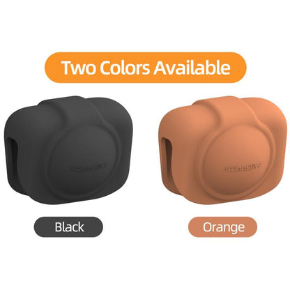 Tapa protectora de silicona para lente Sunnylife para DJI Osmo 360 (naranja) — imagen 3
