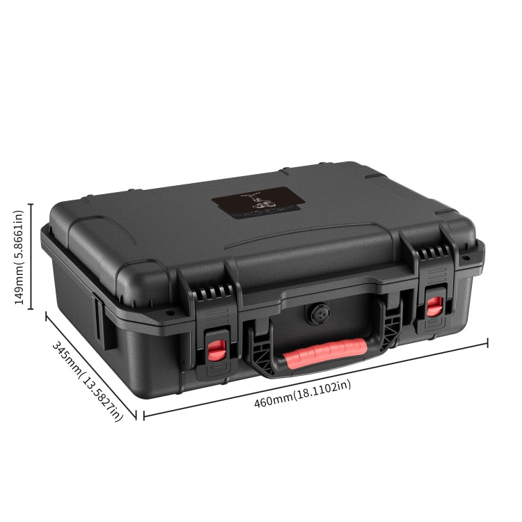Estuche STARTRC ABS impermeable a prueba de golpes Caja de almacenamiento portátil para DJI RS 4 Pro (negro) — imagen 8