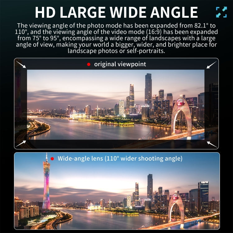 Filtro de lente STARTRC Dron gran angular para DJI Mini 4 Pro (negro) — imagen 3