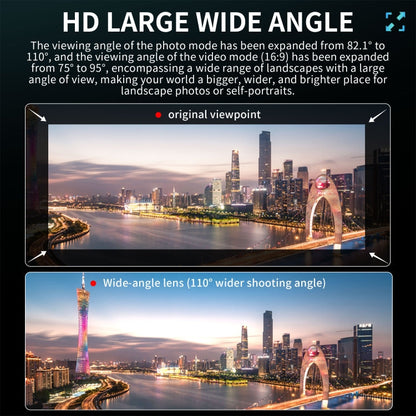 Filtro de lente STARTRC Dron gran angular para DJI Mini 4 Pro (negro) — imagen 3