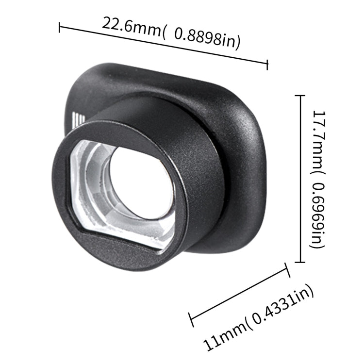 Filtro de lente STARTRC Dron gran angular para DJI Mini 4 Pro (negro) — imagen 7