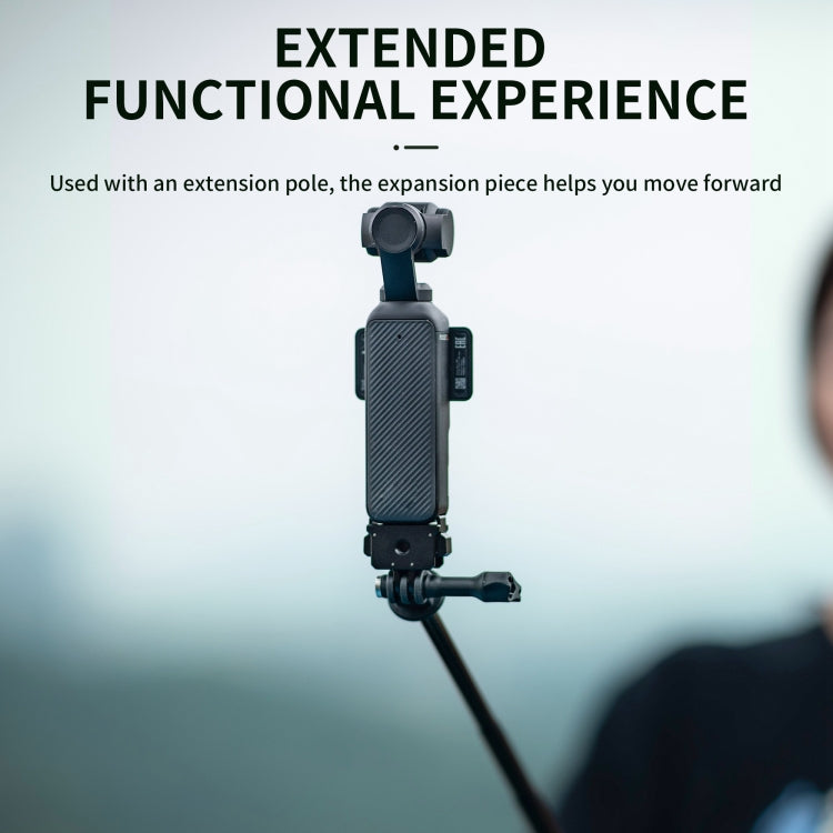 Soporte de extensión Pocket 3 STARTRC del adaptador de montaje rápido para DJI Osmo Pocket 3 (negro) — imagen 8