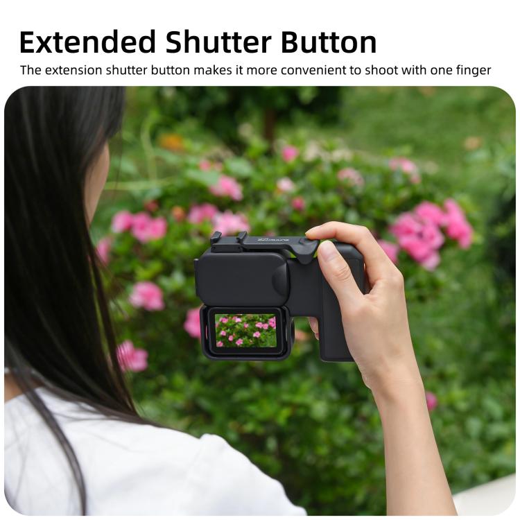 Empuñadura ergonómica integrada Sunnylife para fotografía callejera con disparador de liberación rápida (negra) — imagen 11