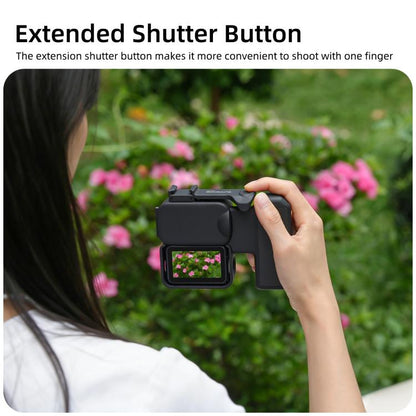 Empuñadura ergonómica integrada Sunnylife para fotografía callejera con disparador de liberación rápida (negra) — imagen 11