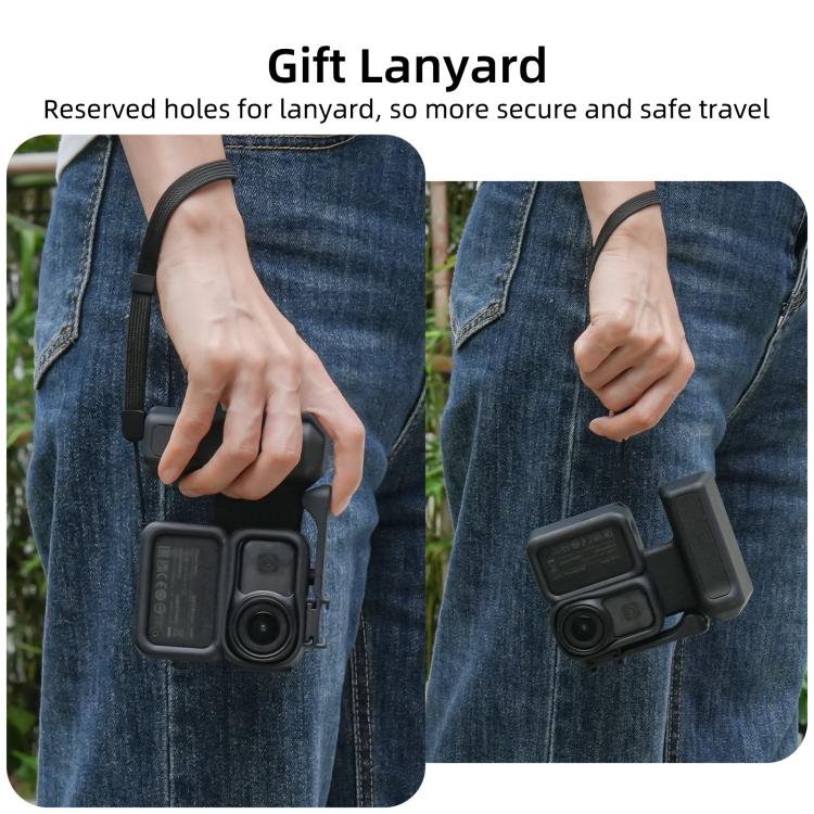 Empuñadura ergonómica integrada Sunnylife para fotografía callejera con disparador de liberación rápida (negra) — imagen 16