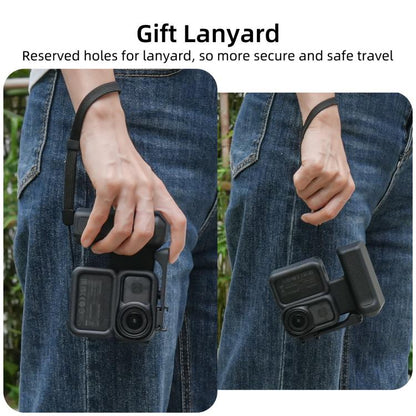 Empuñadura ergonómica integrada Sunnylife para fotografía callejera con disparador de liberación rápida (negra) — imagen 16