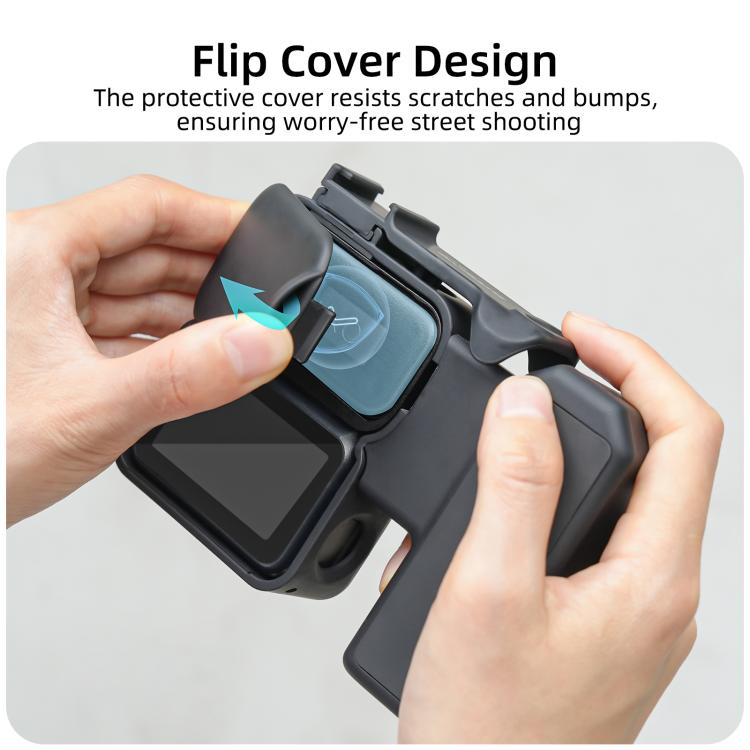 Empuñadura ergonómica integrada Sunnylife para fotografía callejera con disparador de liberación rápida (negra) — imagen 6