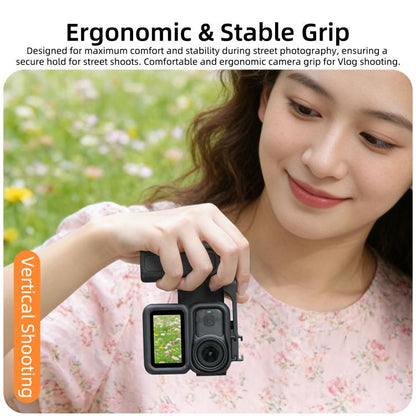 Empuñadura ergonómica integrada Sunnylife para fotografía callejera con disparador de liberación rápida (negra) — imagen 8