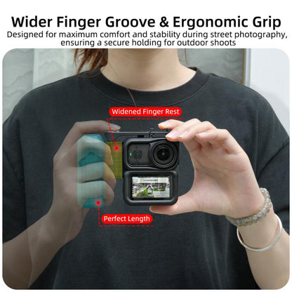 Empuñadura ergonómica integrada Sunnylife para fotografía callejera con disparador de liberación rápida (negra) — imagen 10