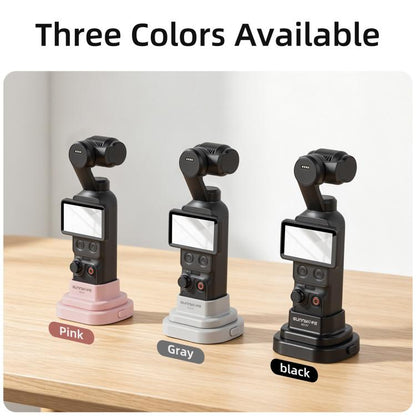 Base de soporte desmontable Sunnylife para auto y escritorio, compatible con /3 para DJI Osmo Pocket 4 (gris) — imagen 3
