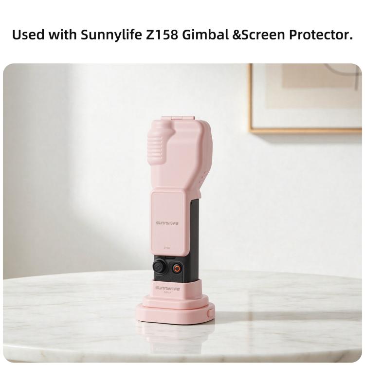 Base de soporte desmontable Sunnylife para auto y escritorio, compatible con /3 para DJI Osmo Pocket 4 (gris) — imagen 6