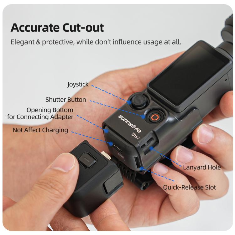Soporte magnético multifuncional de mesa Sunnylife para DJI Osmo Pocket 4 (rosa) — imagen 15