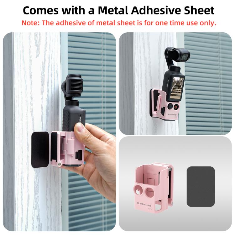 Soporte magnético multifuncional de sobremesa Sunnylife para DJI Osmo Pocket 4 (negro) — imagen 11
