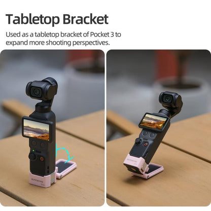 Soporte magnético de liberación rápida Sunnylife, base de mesa con soporte de plástico y ángulos ajustables para DJI Osmo Po…