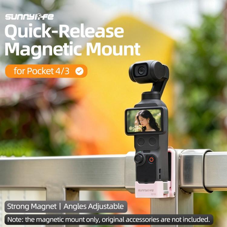 Soporte magnético de liberación rápida Sunnylife, base de mesa con soporte de plástico y ángulos ajustables para DJI Osmo Po…