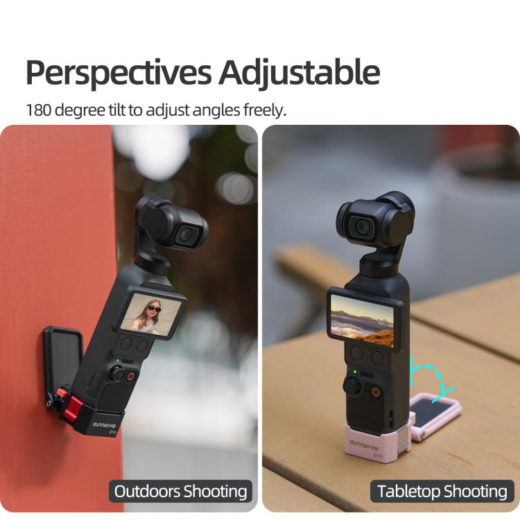 Soporte magnético de liberación rápida Sunnylife, base de mesa con soporte de plástico y ángulos ajustables para DJI Osmo Po…