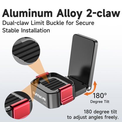 Soporte magnético de mesa Sunnylife de metal de liberación rápida para DJI Osmo Pocket 4 (negro) — imagen 11