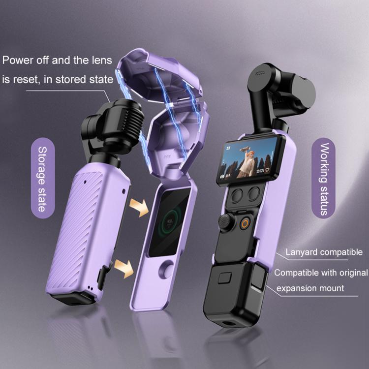Cubierta de Gimbal GKK, protector de cámara, pantalla, cuerpo, cubierta magnética completa para DJI Osmo Pocket 4 (rosa) — i…