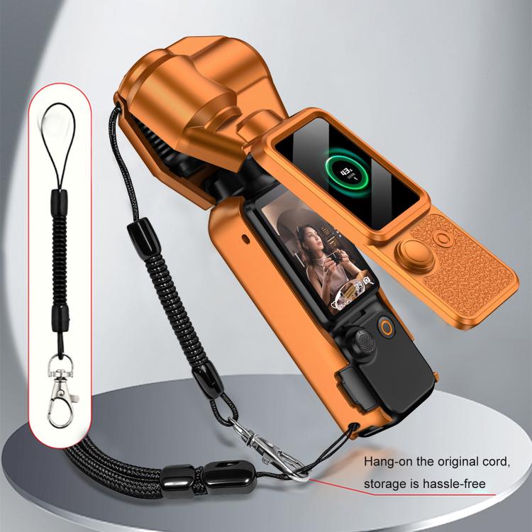 Cubierta de Gimbal GKK, protector de cámara, pantalla, cuerpo, cubierta magnética completa para DJI Osmo Pocket 4 (negro) —…