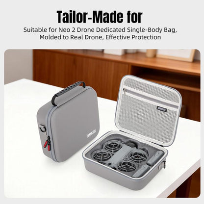 Bolsa de transporte tipo bandolera para dron 2 STARTRC de poliuretano para DJI Neo (gris) — imagen 5