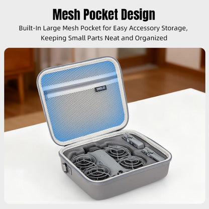 Bolsa de transporte tipo bandolera para dron 2 STARTRC de poliuretano para DJI Neo (gris) — imagen 10