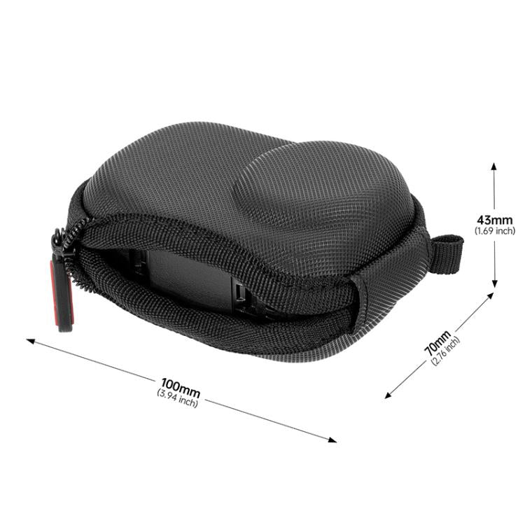 Bolsa de transporte y almacenamiento de poliuretano para cámara STARTRC para DJI Osmo Action 6 (negra) — imagen 12